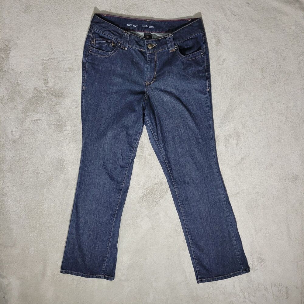 Lane Bryant Boot Cut Jeans Blue Sz 14 Tall